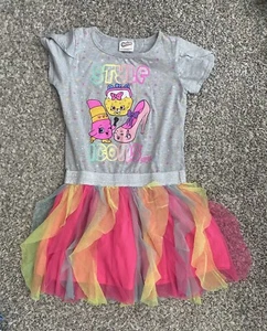 🩰  Shopkins Girls Multicolor Shirt/Tutu Skirt, Style Icons, No Tag K52 - Picture 1 of 12