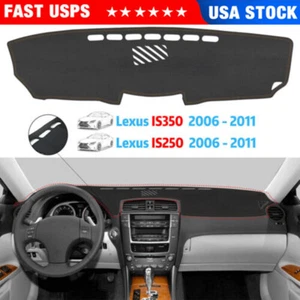 For Lexus IS250 IS350 2006-011 Leather Dashboard Cover Non-slip Pad Sunshade Mat - Imagen 1 de 12