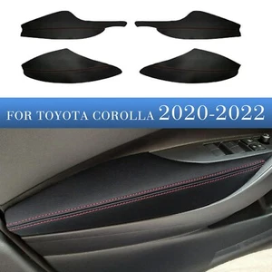 4Pcs For Toyota Corolla 2020-2022 Interior Door Armrest Handle Cover Leather - Picture 1 of 8