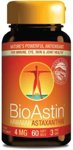 BioAstin (Astaxanthin) 4 mg 60 Caps By Nutrex Hawaii - Picture 1 of 1