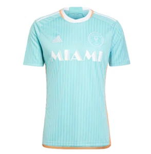 adidas Men's Inter Miami CF 24 Messi Third Jersey Easy Mint JE6078 i - Picture 1 of 6