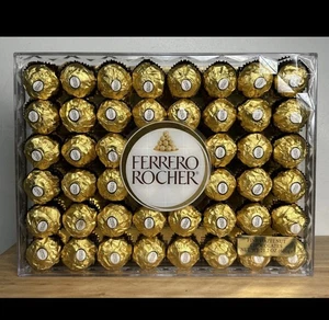 Ferrero Rocher Fine Hazelnut Chocolates 48 Pieces Gift Box - Picture 1 of 6