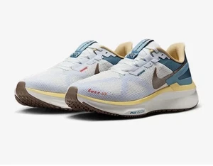 Nike Air Zoom Structure 25 Men's Shoes Summit White Mink Brown Sz11 HV5976 121 - Picture 1 of 6