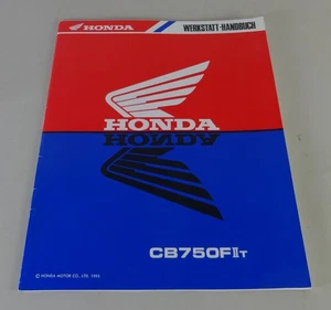 Manual De Taller Suplemento Honda Seven Fifty CB 750 F II Año 1995 - Imagen 1 de 1