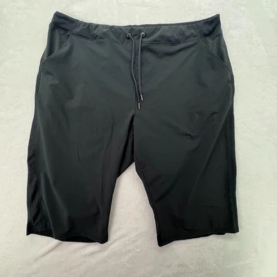 Women's BCG Size 2X Black Athletic Capri Pants Elastic Drawstring Waist - Image 1 of 4