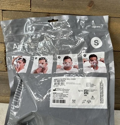 NEW! ResMed F10 Full Face Mask Headgear, Frame System, & Cushion # 63101 SMALL - Image 1 of 4