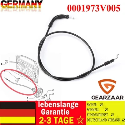 Seilzug Türöffner Kabel Zug Bowdenzug Türgriff Für Smart 450 ForTwo Coupe Cabrio - Bild 1 von 4