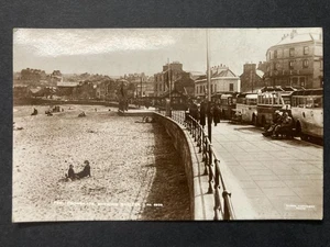 Peel Promenade Isle of Man Real Photo Vintage Postcard P59 - Picture 1 of 2