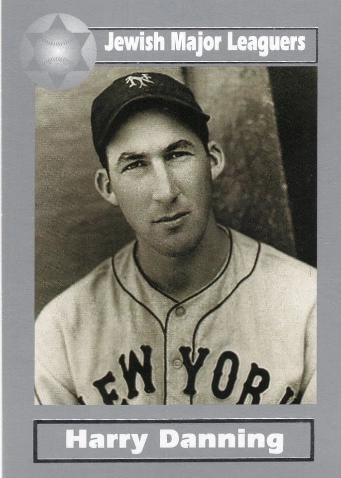 HARRY DANNING Jewish Major Leaguers 2003 Baseball Card #2 Nr-Mint SHIPS FREE! - Image 1 of 4