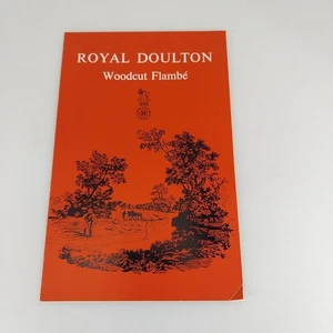 Royal Doulton Woodcut Flambe Pamphlet 1964 - Bild 1 von 4