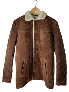 LVC Levi's Vintage Clothing Suede Sherpa Jacket Brown Size S [Defective] - Picture 1 of 9