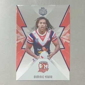 2025 NRL Best & Less Silver Parallel Dominic Young Card Roosters SP15 - Picture 1 of 2