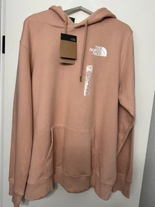 The North Face Herren XL Lachs Hoodie Outdoor Aktiv Camping Wandern Sweatshirt - Bild 1 von 8