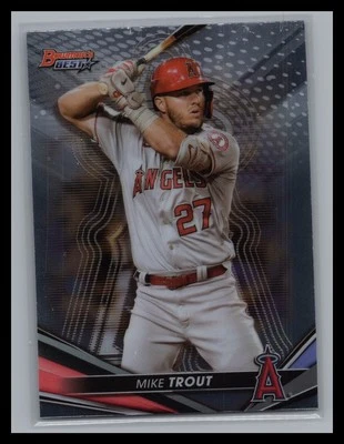 2022 Bowman's Best #14 Mike Trout Base Set Card Los Angeles Angels - Image 1 of 2