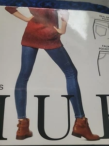 Jeans Hue donna L blu G4phic nuovo con etichetta #2195 - Foto 1 di 9
