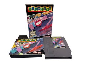 VIDEOJUEGO NES CRACKOUT CON CAJA Y MANUAL