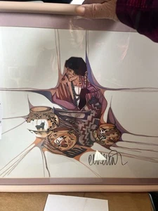Framed Art 1985 Hand Signed Amado M Pena Jr - Picture 1 of 1