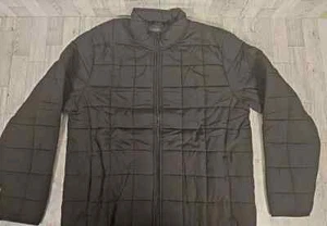 NEW Voyager Men's Polar Fleece Lined Puffer Jacket - Black - Size MEDIUM - Picture 1 of 8