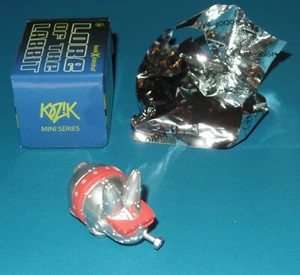 Kidrobot Lore of the Labbit Mecha Silver 1.5" Vinyl Figure Mini Frank Kozik - Picture 1 of 5