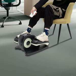 Home Under Desk Elliptical Electric Seated Leg Foot Pedal Exerciser LCD w/Remote - Picture 1 of 21