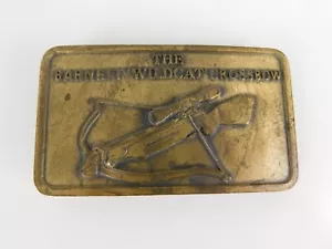 Vintage The Barnett Wildcat Armbrust Metall Gürtelschnalle - Bild 1 von 2