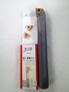 BARRA ALESATRICE IN CARBURO 3/4" NUOVA. E12-STUCR-3 CON INSERTI SANDVIK TCMT 32,52 {A228} - Foto 1 di 7