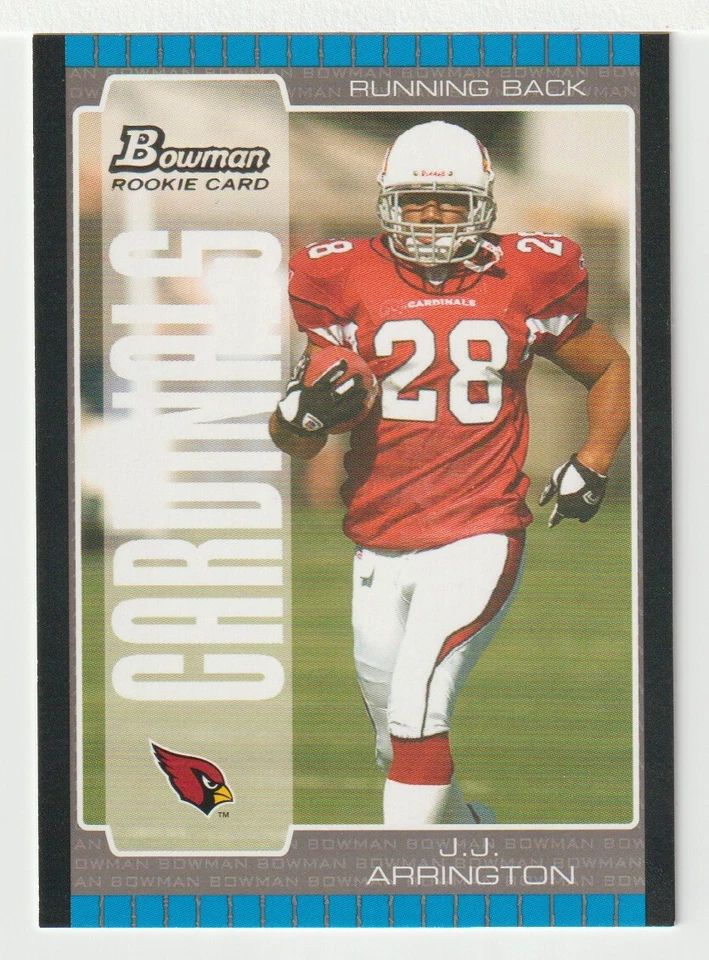 J.J. Arrington RC - Arizona Cardinals  (NFL)  2005 Bowman Football # 132 Mint - Image 1 of 1