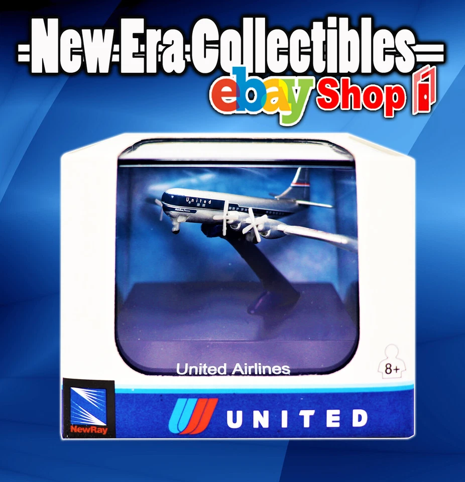Литой NewRay Sky Pilot United Airlines Boeing 377 Stratocruiser 1:550 2011 - Изображение 1 из 1