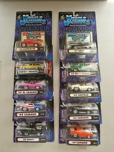 Muscle Machines Lot of 10 Chevrolet Camaro El Camino Series D20 - Picture 1 of 1