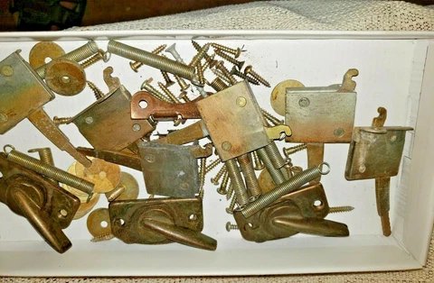 Vintage 1950s 60s Window Latches And Catches Cover