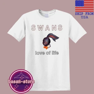 Swans - Love of Life Men's White T-Shirt Size S-5XL - Picture 1 of 1