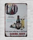 GOEBEL BEER Bantam bottle metal tin sign reproductions for sale