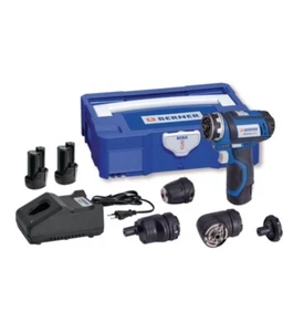 Trapano avvitatore a batteria con testine intercambiabili BACDCH 12 V, 2,0 Ah - Foto 1 di 9