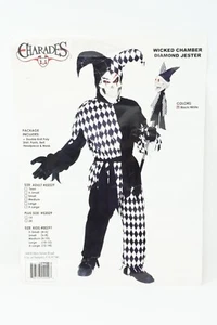 Evil Jester Boy's Wicked Horror Clown Halloween Costume Size Child Medium 8 - 10 - Picture 1 of 9