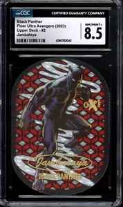 2023 MARVEL FLEER ULTRA AVENGERS BLACK PANTHER JAMBALAYA #2 CGC 8.5 NM-MINT+ SSP - Picture 1 of 1