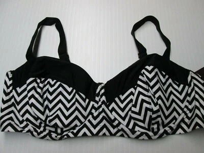 Sujetador con aros para mujer AVA VIV talla 24W negro blanco Foto 1 de 4