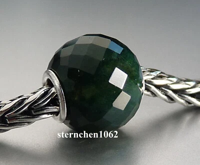 Trollbeads * Runder Grüner Chalzedon * Round Green Chalcedony * Facet Bead * 05 - Bild 1 von 2