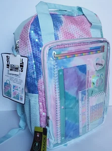 School Yard Vibes 11 Piece Set Kindness & Happiness Backpack w/ Accessories NEW - Picture 1 of 10