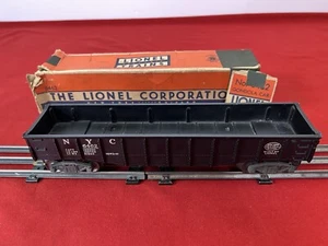 Coche góndola Lionel 6462 NYC original de posguerra 1949 con caja original - hecho en EE. UU. - Imagen 1 de 18