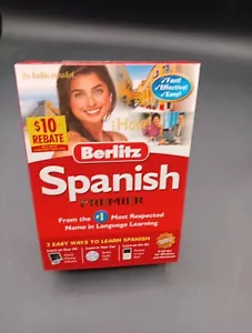 Spanish Language Software Berlitz Spanish Premier Windows/Macintosh/ipod/CD - Picture 1 of 2