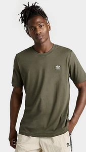 NEU HERREN ADIDAS ORIGINALS ESSENTIALS TREFOIL T-SHIRT oliv beige - Bild 1 von 16