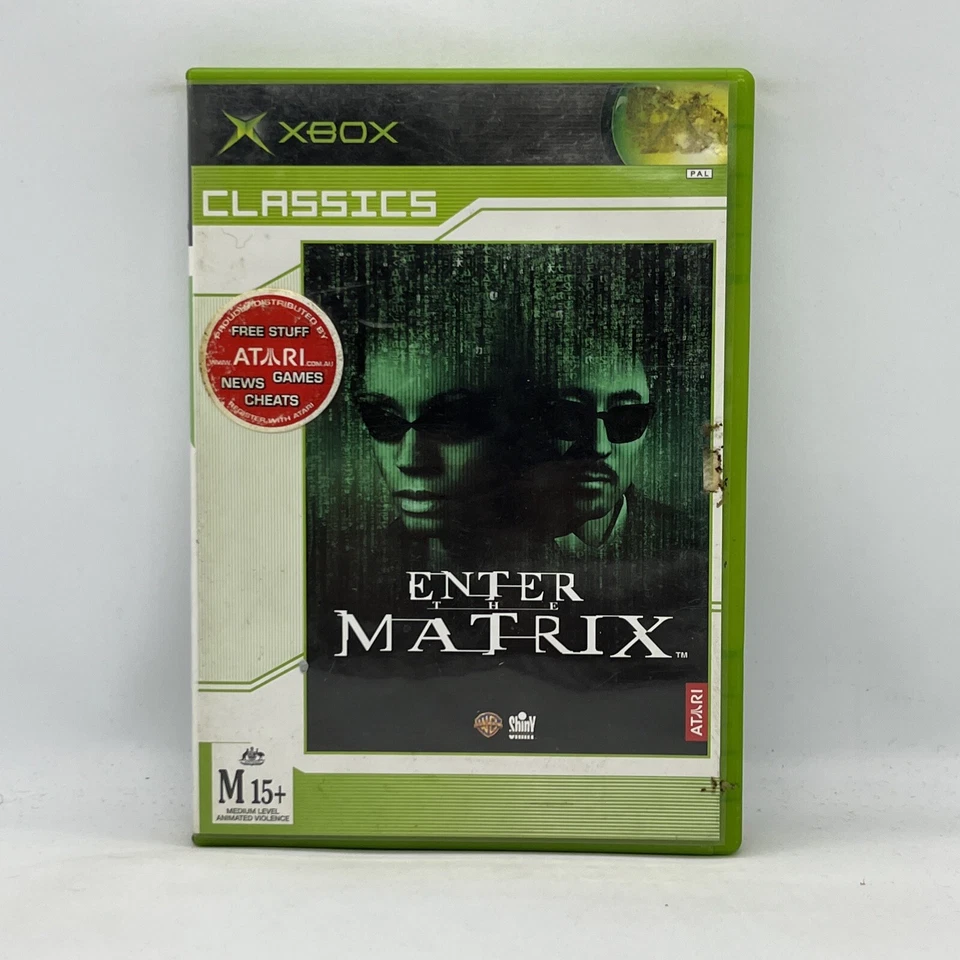 Enter The Matrix Microsoft Original Xbox Game Free Post PAL - Image 1 of 4