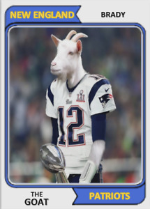 TOM BRADY THE GOAT ACEOT ART CARD ### BUY 5 GET 1 FREE ### or 30% OFF 12 or MORE