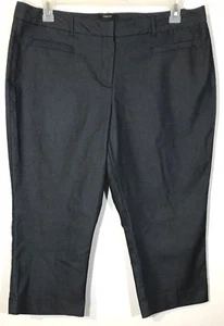 Attention, women's size 16 modern fit, capris, dark wash jean look, stretch, - Picture 1 of 6