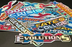 130 Complete Pokemon TCG Holo Binder Sticker Label | WOTC to SV - Picture 1 of 4