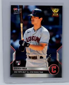 2022 Topps Now Rookie Cup #RC-8 Steven Kwan NM - Picture 1 of 2