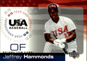 2004 (TEAM USA) USA Baseball 25th Anniversary #78 Jeffrey Hammonds