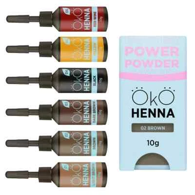 OKO Henna for eyebrows Power Powder Tinting  Brow Henna Brow styling Henna Spa - Image 1 of 3