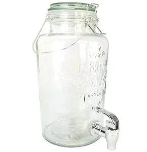 Country Chic 3 Liter Lemonade Dispenser with Latching Lid and Spigot - New - Picture 1 of 6