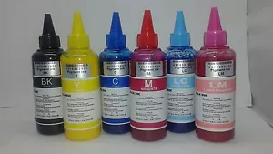 Inchiostro di ricarica alla rinfusa pigmento 600 ml per compatibile Epson 1400 1430 50 R280 290 L805 - Foto 1 di 1